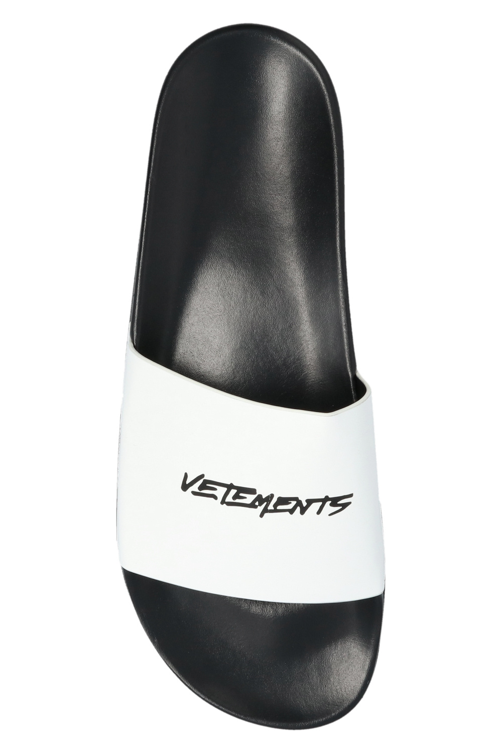 VETEMENTS Leather slides with logo | Men's Shoes | Vitkac